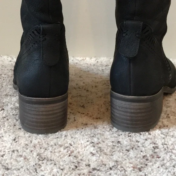 VINCE CAMUTO WIDE CALF KARINDA BLACK MAJICO OVER KNEE BOOT - Picture 12 of 16